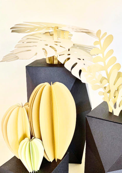 Leaves Series in Gold