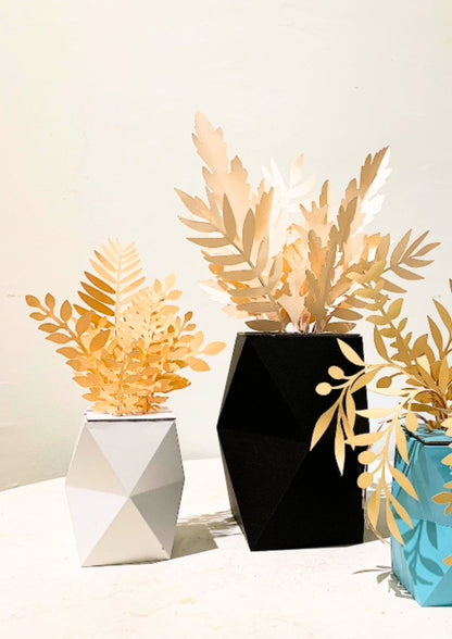 Leaves Series in Gold