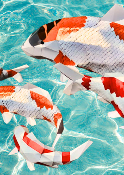 Low Poly Koi Fish