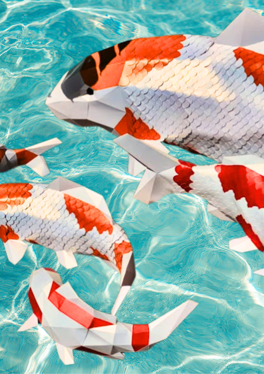 Low Poly Koi Fish